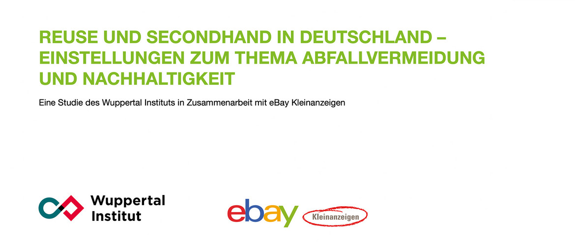 Text "Reuse and Second Hand in Deutschland"