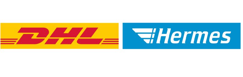 DHL und Hermes Logo
